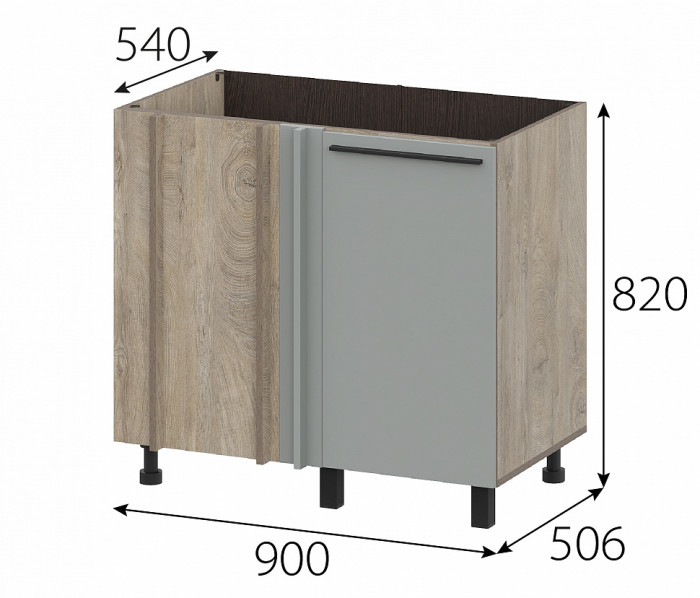 КГ Этна Стол-рабочий 10УС1 Софт Грей