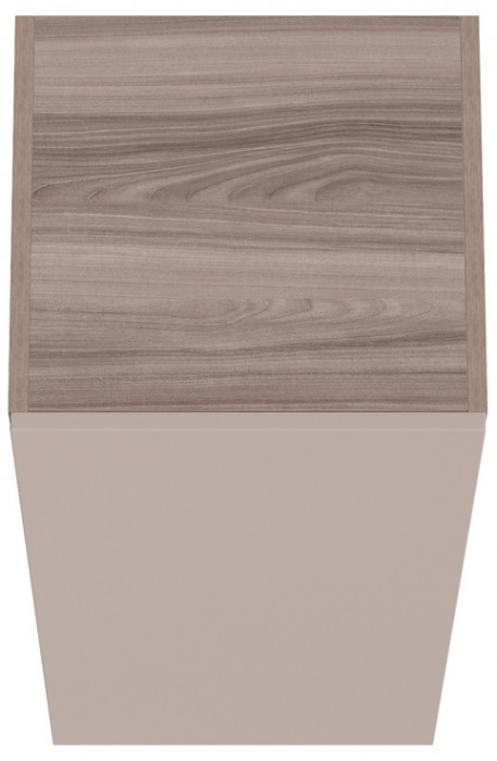 Роквуд Шкаф навесной 16.322.01, цвет корпус ДСП эмили блаш/фасады МДФ крем, ШхГхВ 38,4х36,6х90 см., универсальная сборка