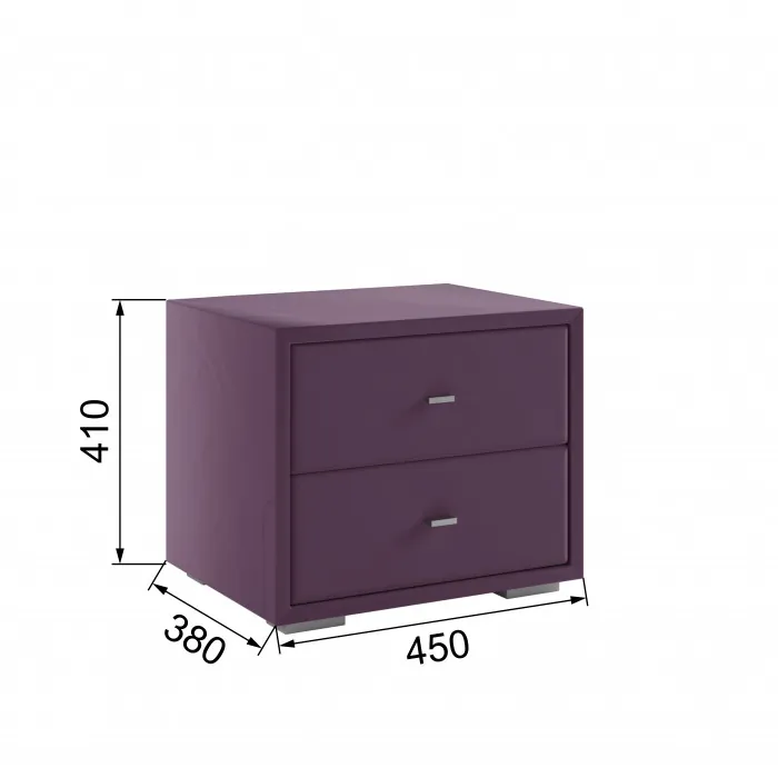 Тумба прикроватная интерьерная винный