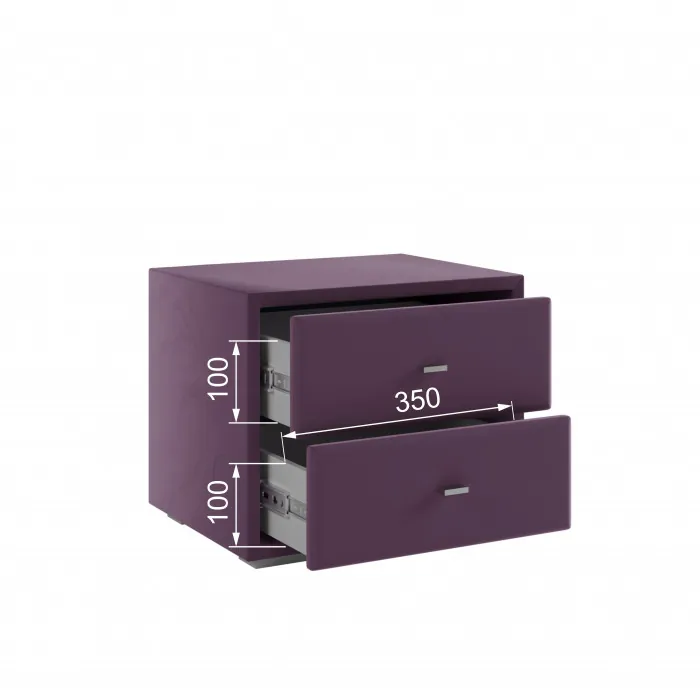 Тумба прикроватная интерьерная винный