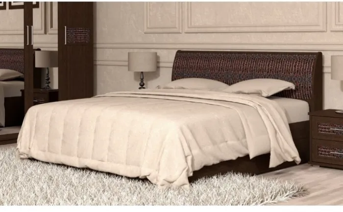 Кровать Кэт-4 арт.001 160*200 с настилом (Венге)