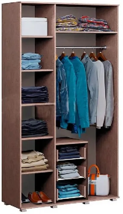 Белла шкаф 3-хстворчатый (венге/дуб беленый)