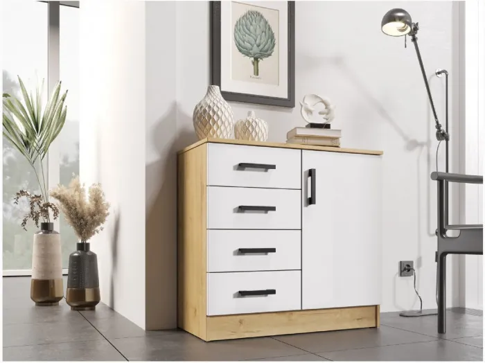 Комод К800-1Д, Ясень шимо