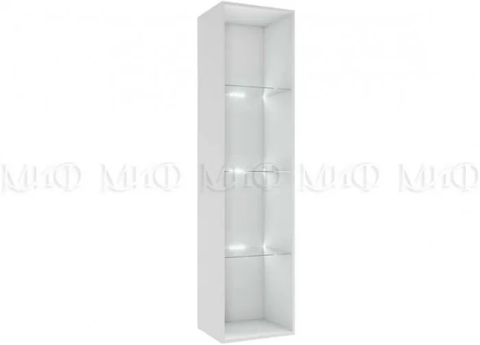 Флорис ШК-004 Шкаф-витрина однодверный, белый