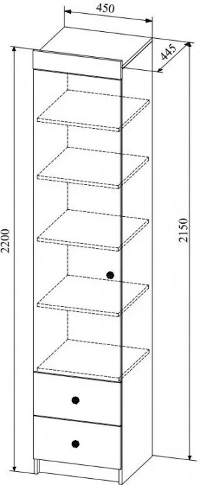 Модульная детская KI-KI композиция 1, Белый/Белое дерево