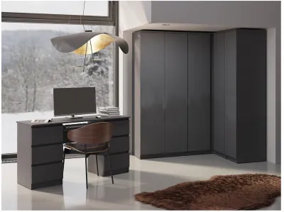 Модульная детская Челси, композиция 6 (Графит, Графит)