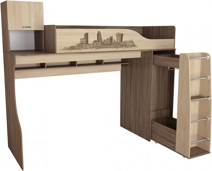 Подростковая Орион, набор 3, Ясень шимо/Дуб сонома