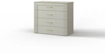 Комод четырехъящечный "Карлин" - Персидский жемчуг/Шаде песочный