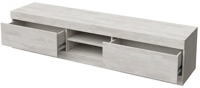 Тумба под ТВ для гостиной "Лондон" - Ледяное дерево