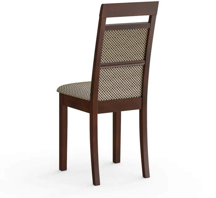 Стул Мебель--24 разборный Гольф-12, цвет орех, обивка ткань руми 812/8, ШхГхВ 40х40х100 см., от пола до верха сиденья 47 см. (мягкая спинка)