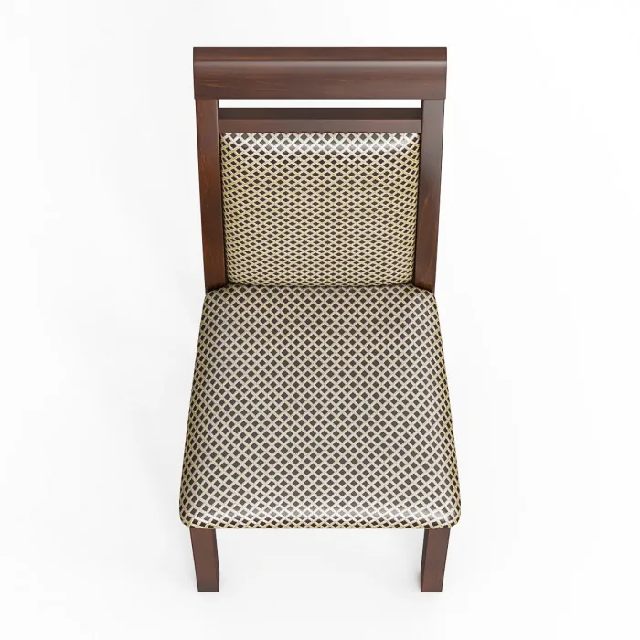 Стул Мебель--24 разборный Гольф-12, цвет орех, обивка ткань руми 812/8, ШхГхВ 40х40х100 см., от пола до верха сиденья 47 см. (мягкая спинка)