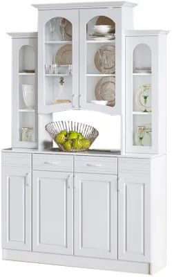 Буфет Констанция 4-х створчатый (Белый матовый)