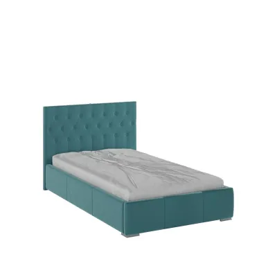 Октавия Кровать интерьерная 120 бирюза ромб, ПМ