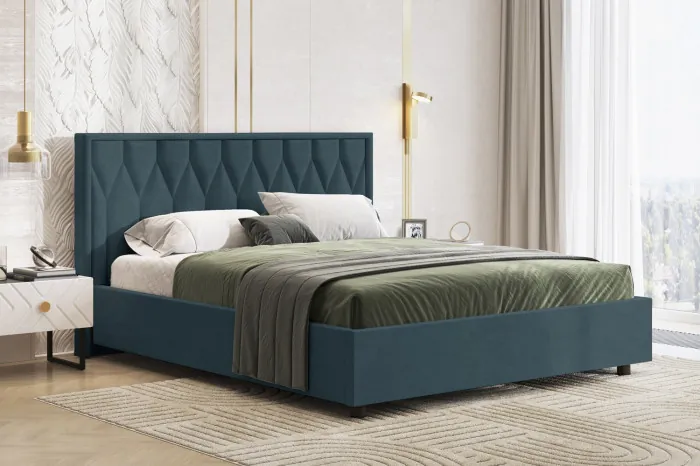 Кровать-10М с подъёмным основанием 1600 ментол