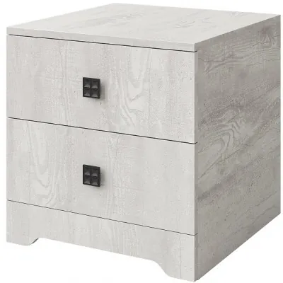 Тумба прикроватная "Атланта" - Бетон пайн светлый