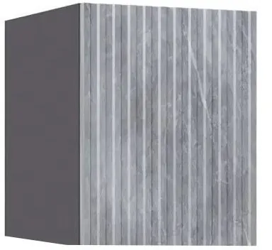 Оливия Шкаф навесной малый (Сумеречный голубой, Шарли бриз)