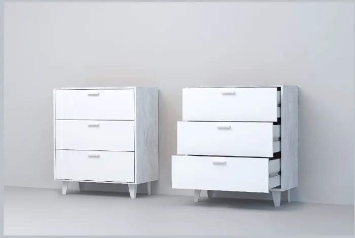 Эго Комод К-3 НГ (Камень Темный/Бетон Светлый)