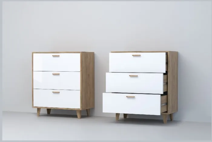 Эго Комод К-3 НГ (Камень Темный/Бетон Светлый)