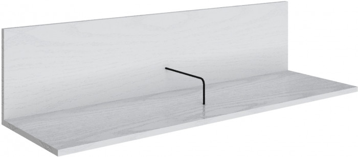 Набор мебели для гостиной "Мадрид", Белый/Графит серый