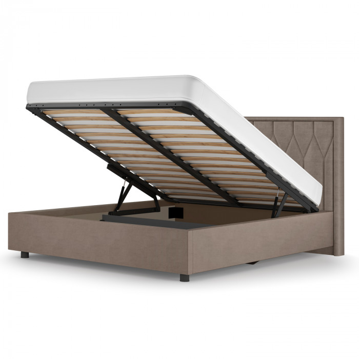 Кровать-10М с подъёмным основанием 1800 корица