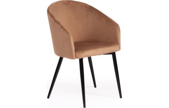 Кресло LA FONTAIN (mod. 004), коричневый (HLR11)/черный