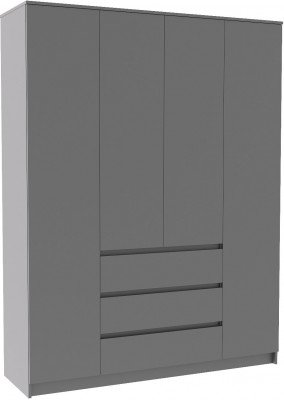 МС Мори Шкаф МШ 1600.1, МП Графит