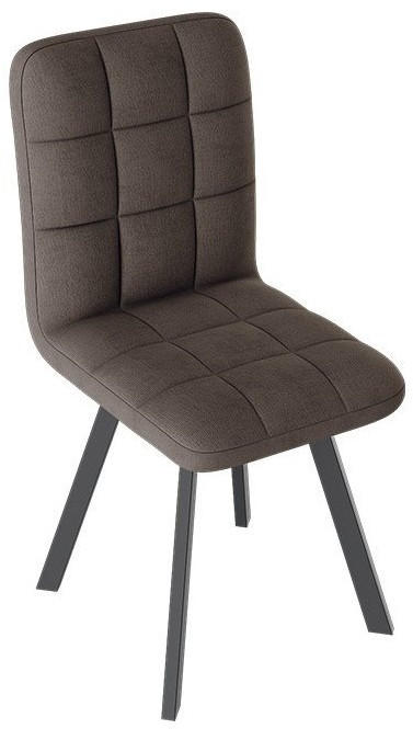 Франк ДП 2-17 Стул (паук) (Черный матовый/Кожзам Белый)