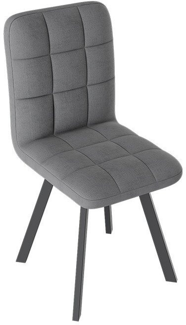 Франк ДП 2-17 Стул (паук) (Черный матовый/Кожзам Белый)