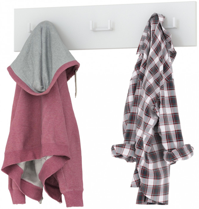 Октава 15.14.02 Вешалка, белый шагрень