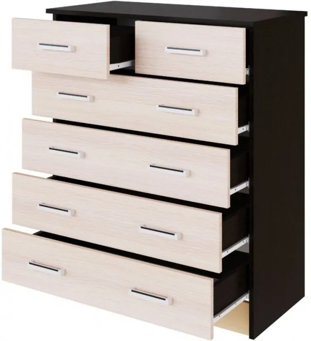 Комод Катрин-5 венге/дуб молочный