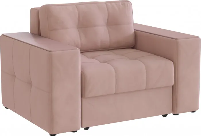 Кресло-кровать Виконт, Пыльная роза/МДФ пудра