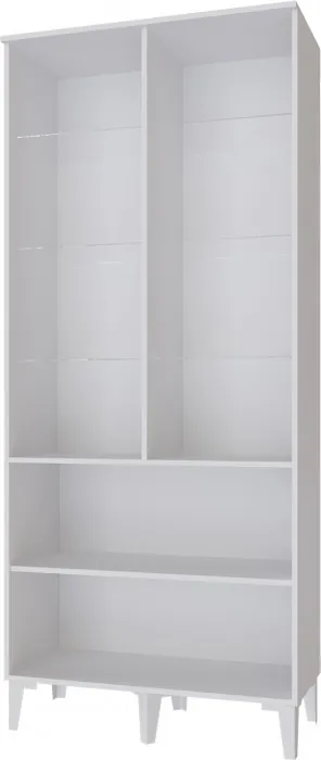 Толедо Шкаф-витрина ТШ-3 белый