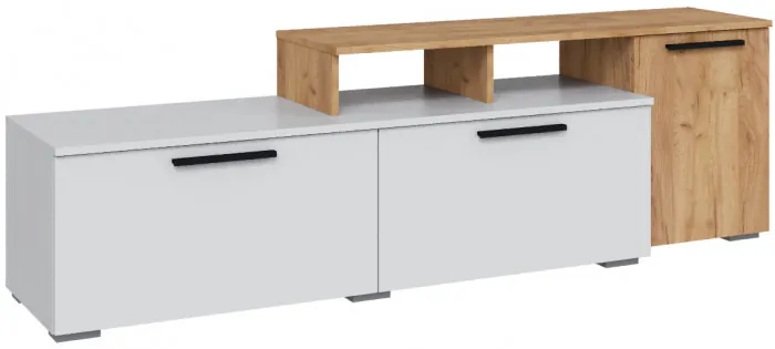 Модульная гостиная Альберо, композиция 1, Белый/Крафт золотой