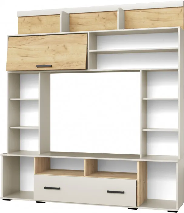 Модульная гостиная Оскар-18, композиция 2, Кашемир/Крафт золотой