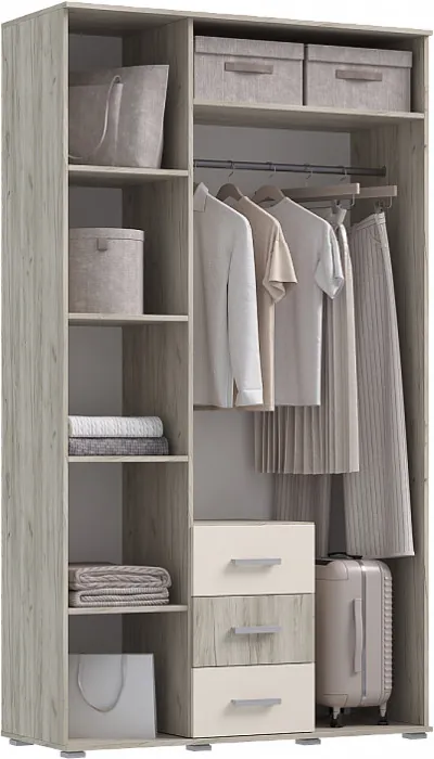 Модульная гостиная Белла, Крафт серый/Кашемир