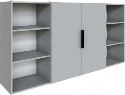 Полка навесная Мадрид ПН-2 (1,8) камень серый