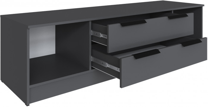 Набор мебели для гостиной "Мадрид", Графит серый/Камень серый