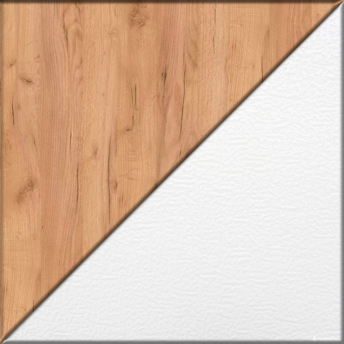 Лидер-8 Стол + Стол + Пенал, цвет белый шагрень/крафт золото, ШхГхВ 370х50/30х75/190 см. или 230х50/120х75/190 см., НЕ универсальная сборка