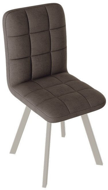 Франк ДП 2-17 Стул (паук) (Черный матовый/Микровелюр Бежевый)