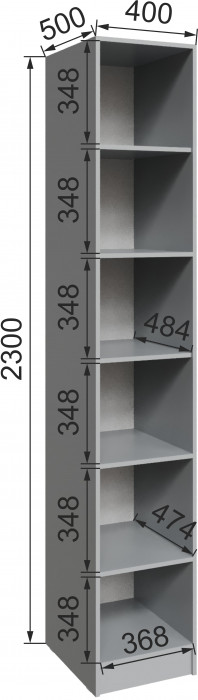 Набор мебели для гостиной "Мадрид", Камень серый