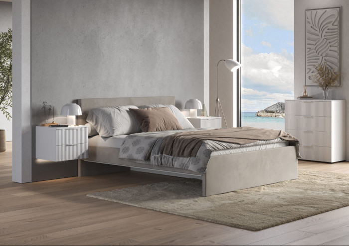 Кровать Тэя (кровать 160 + 2 ящ.), Микровелюр Zeekr-47