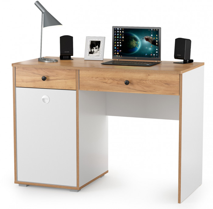 Вуди Компоновка № 32, белый премиум/дуб крафт золотой