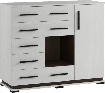 Модена Комод МК-2 ясень анкор светлый/венге