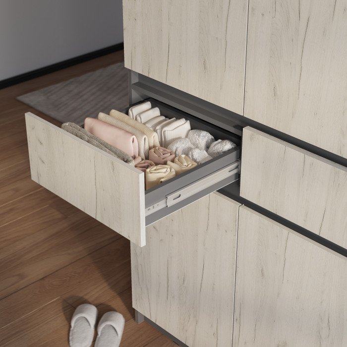 Пенал "Багира" ПН-01 Графит/Крафт белый