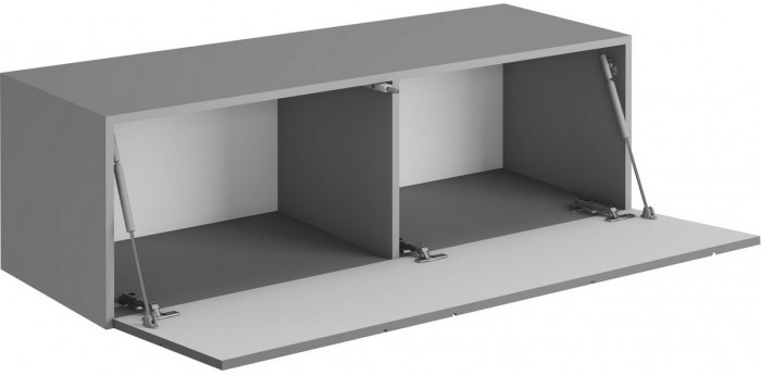 Модульная гостиная Гранж, композиция 5 (Серый шифер/Крафт золотой / Графит софт)