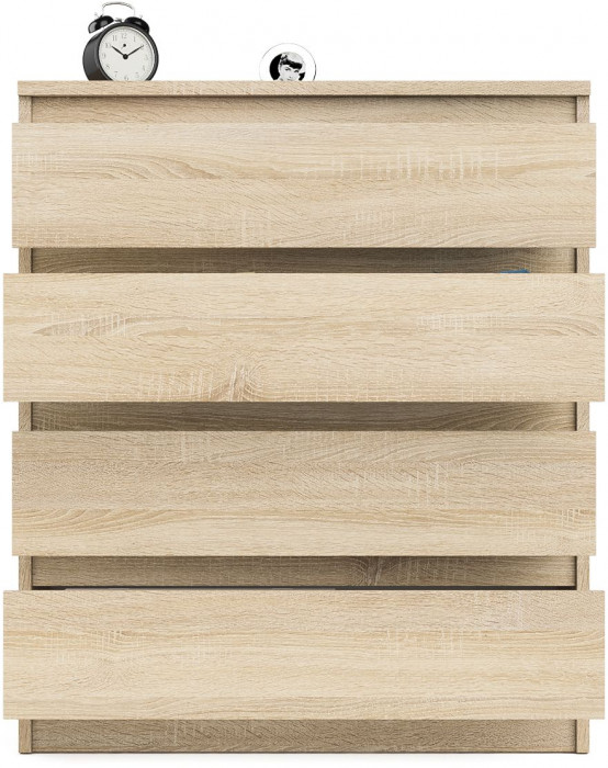 Мори Комод МК800.4, цвет дуб сонома, ШхГхВ 80,4х41х94 см.