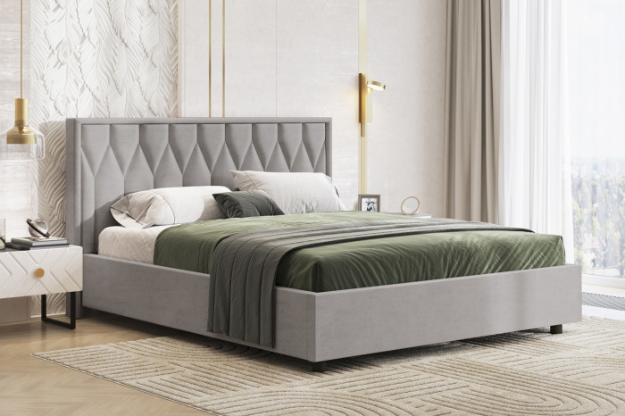 Кровать-10М с подъёмным основанием 1800 дым