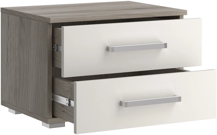 Модульная спальня Фиеста NEW, набор 2, Крафт серый/Кашемир