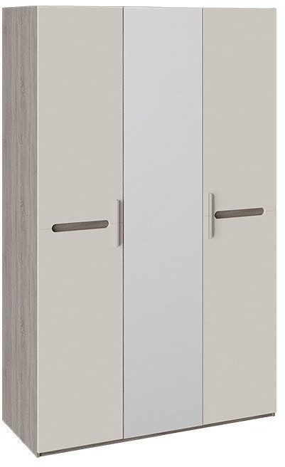 Фьюжн ТД-260.07.43 Шкаф комбинированный (с 3 дверями) (Белый глянец, Венге Линум)