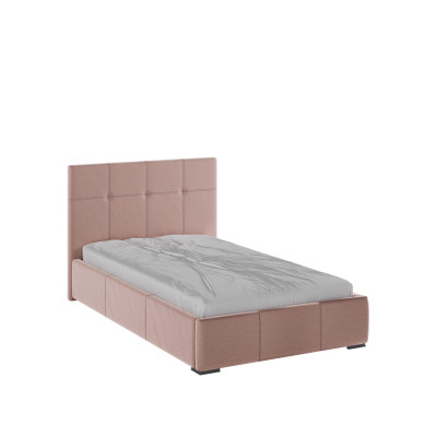 Рио Кровать интерьерная 120 пыльная роза квадрат, ПМ